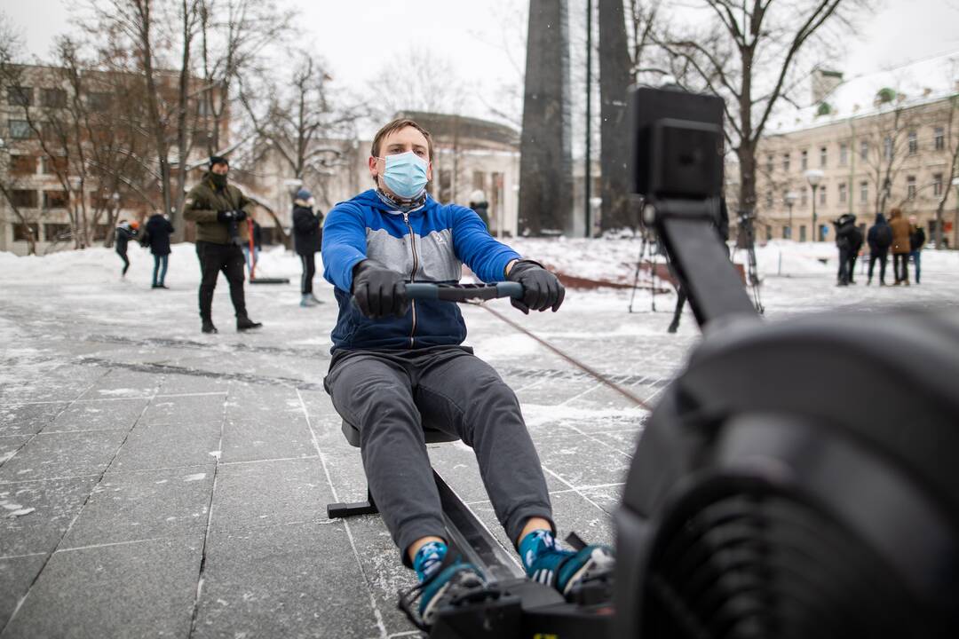 Prie Vyriausybės – sporto entuziastų akcija