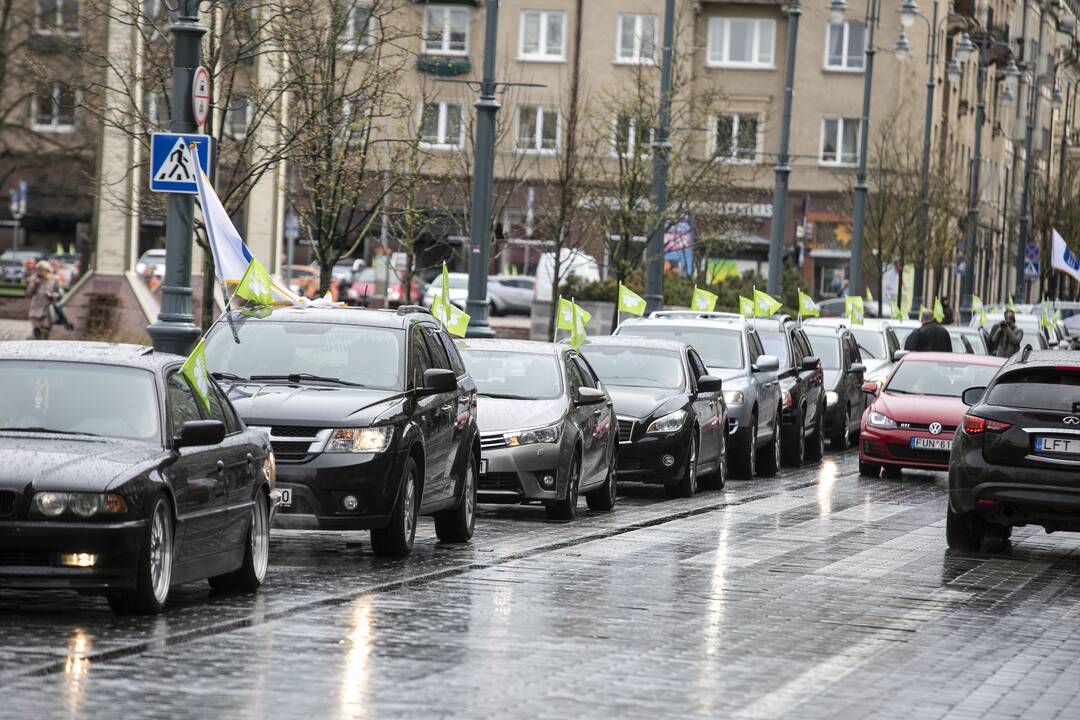 Sanatorijos „Belorus“ darbuotojų protestas Vilniuje