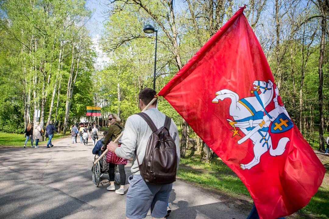 „Didysis šeimos gynimo maršas“ Vingio parke