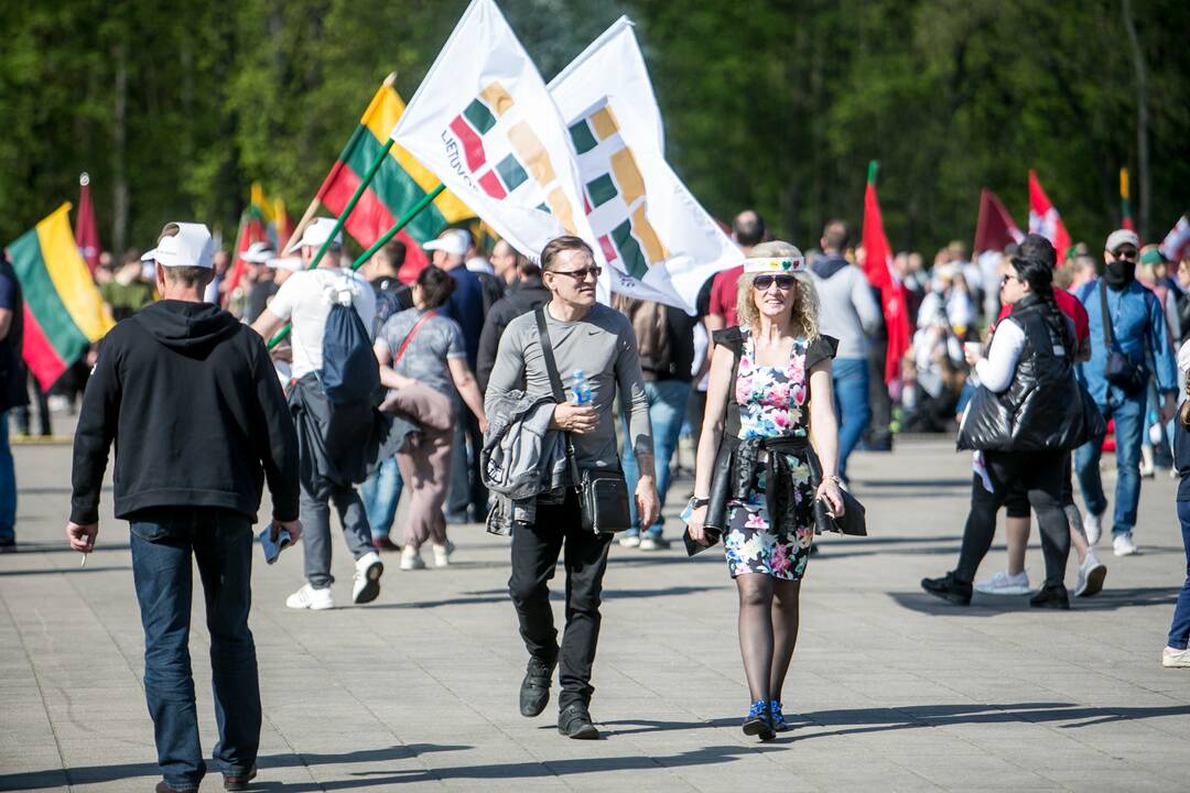 „Didysis šeimos gynimo maršas“ Vingio parke