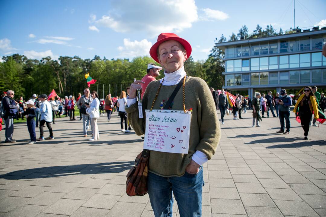 „Didysis šeimos gynimo maršas“ Vingio parke
