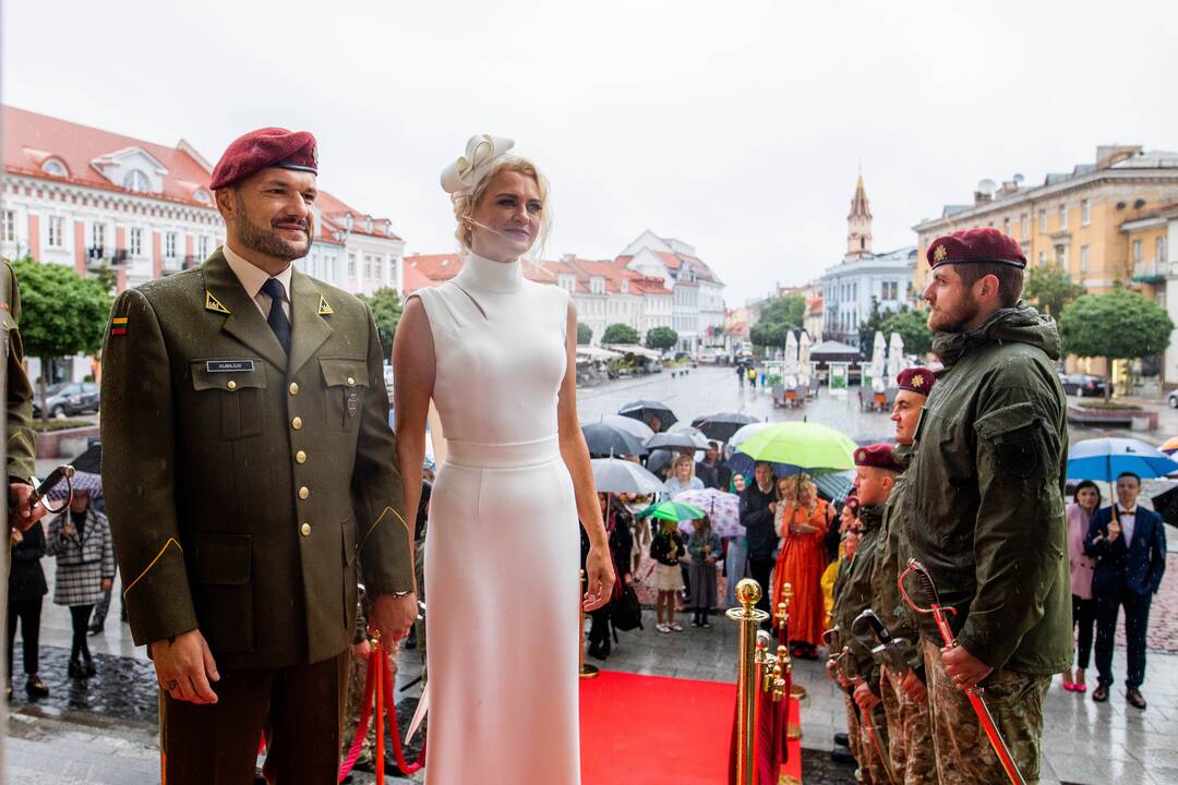 Prodiuserių poros L. Paukštės ir D. Kubiliaus vestuvės