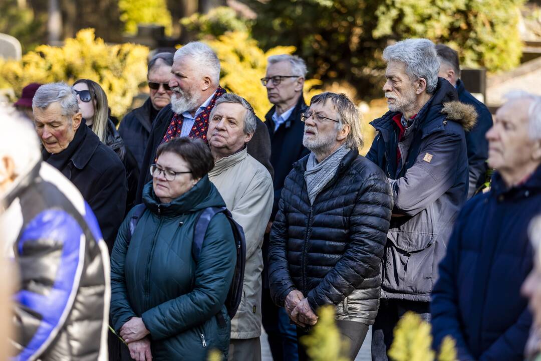 Poeto A. Baltakio laidotuvės