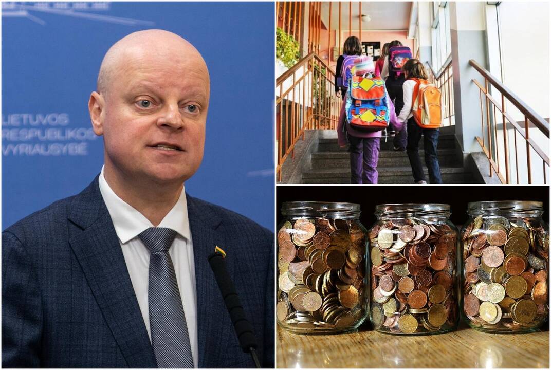 S. Skvernelis siūlo keisti mokyklų finansavimo arba pavaldumo tvarką