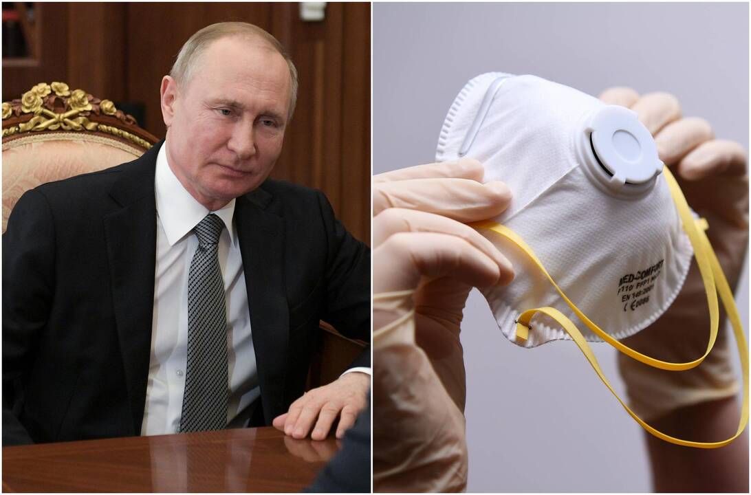 Atskleidė, kaip nuo koronaviruso saugomas V. Putinas: daroma visa, kas reikalinga