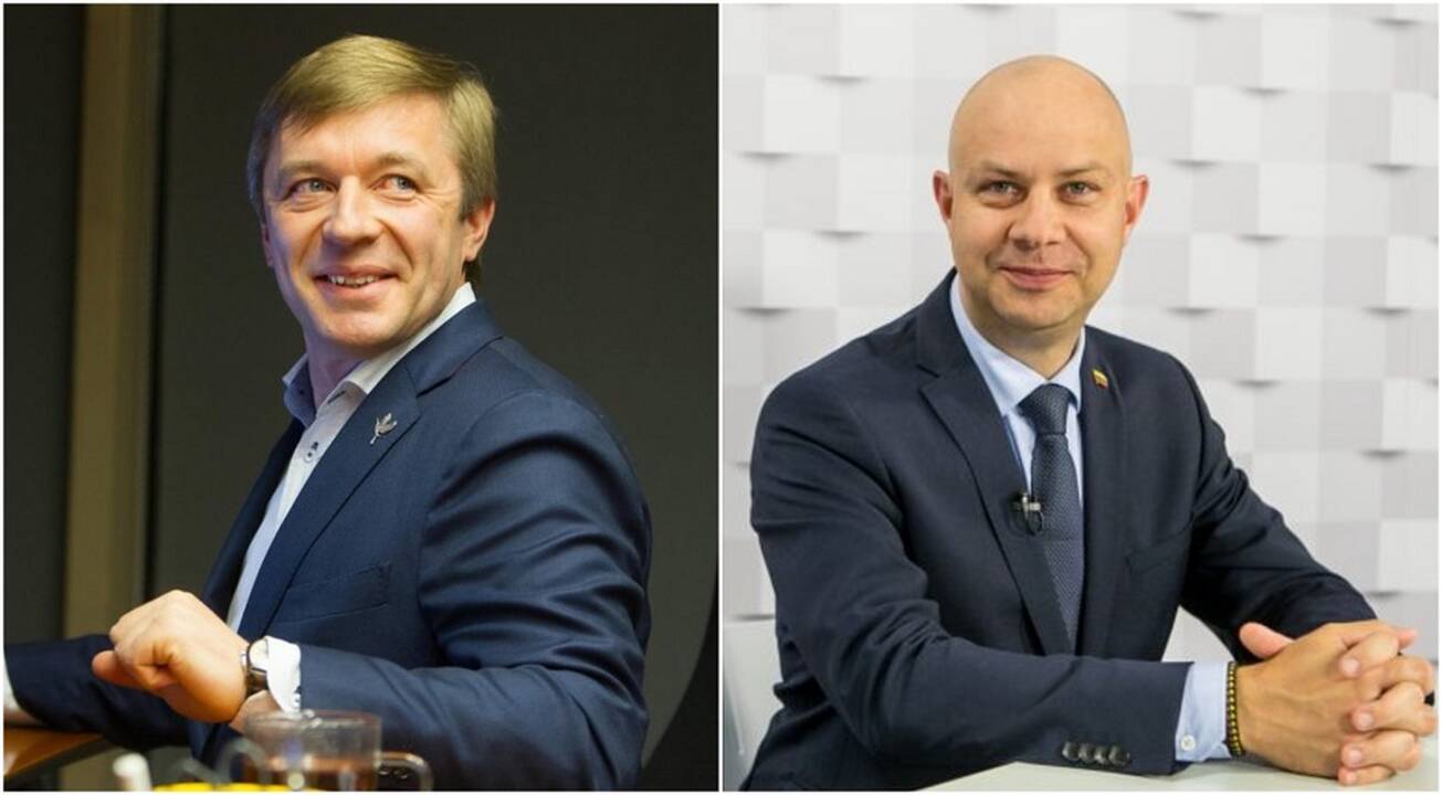 Ramūnas Karbauskis ir Aurelijus Veryga