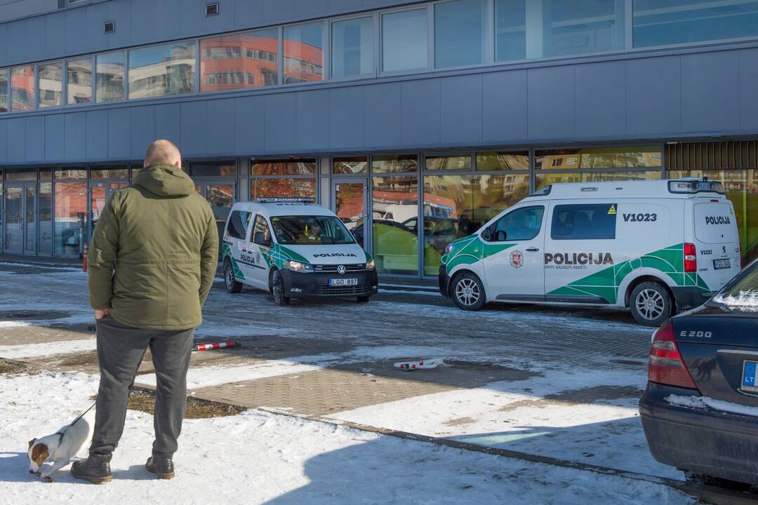 Evakuotas sostinės daugiabutis