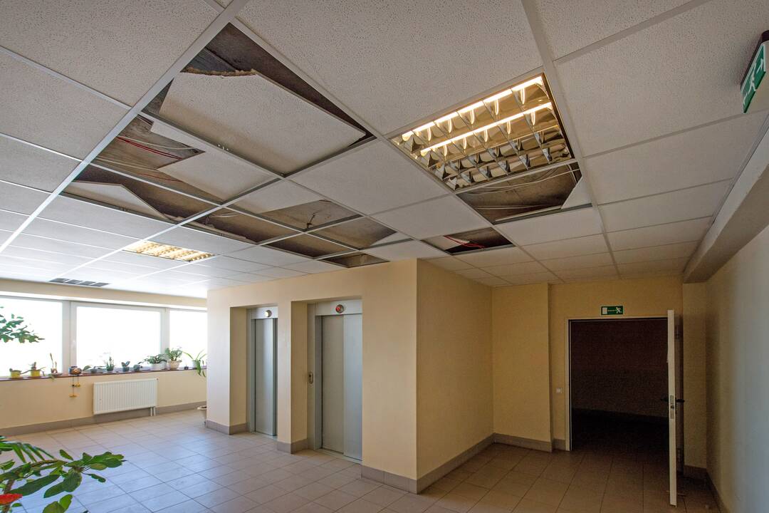 Evakuotas sostinės daugiabutis