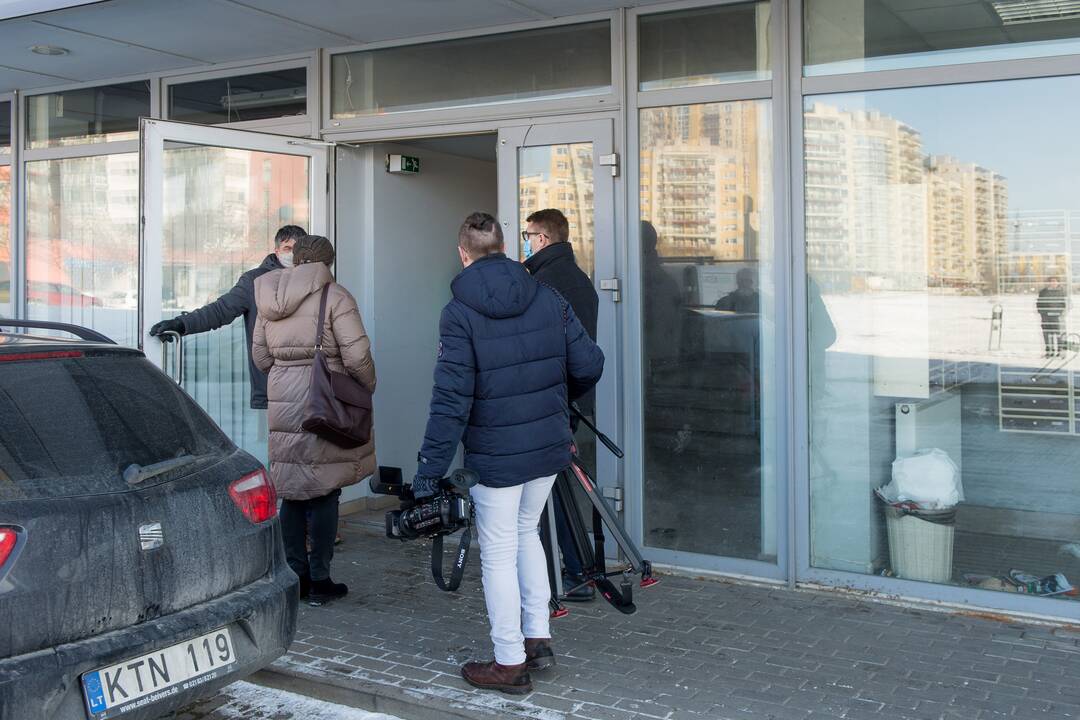 Evakuotas sostinės daugiabutis