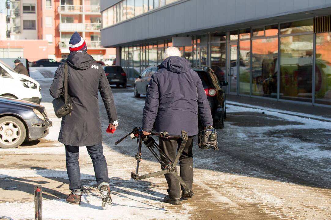 Evakuotas sostinės daugiabutis
