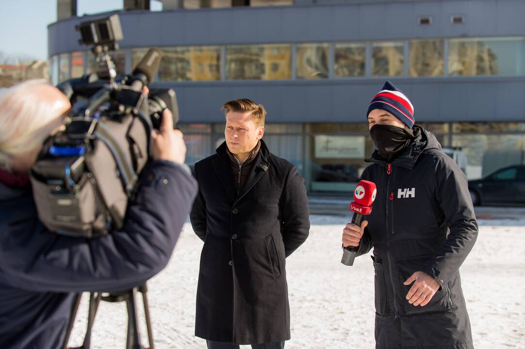 Evakuotas sostinės daugiabutis