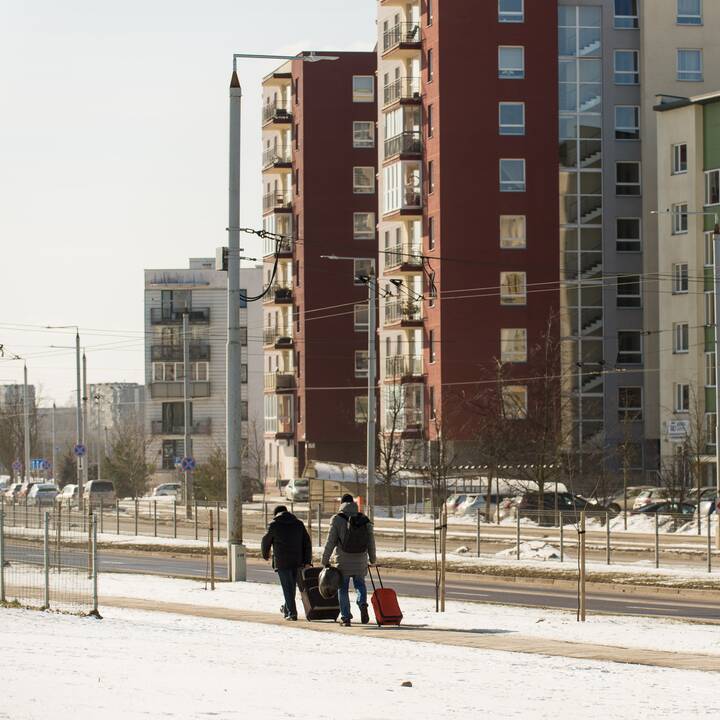 Evakuotas sostinės daugiabutis