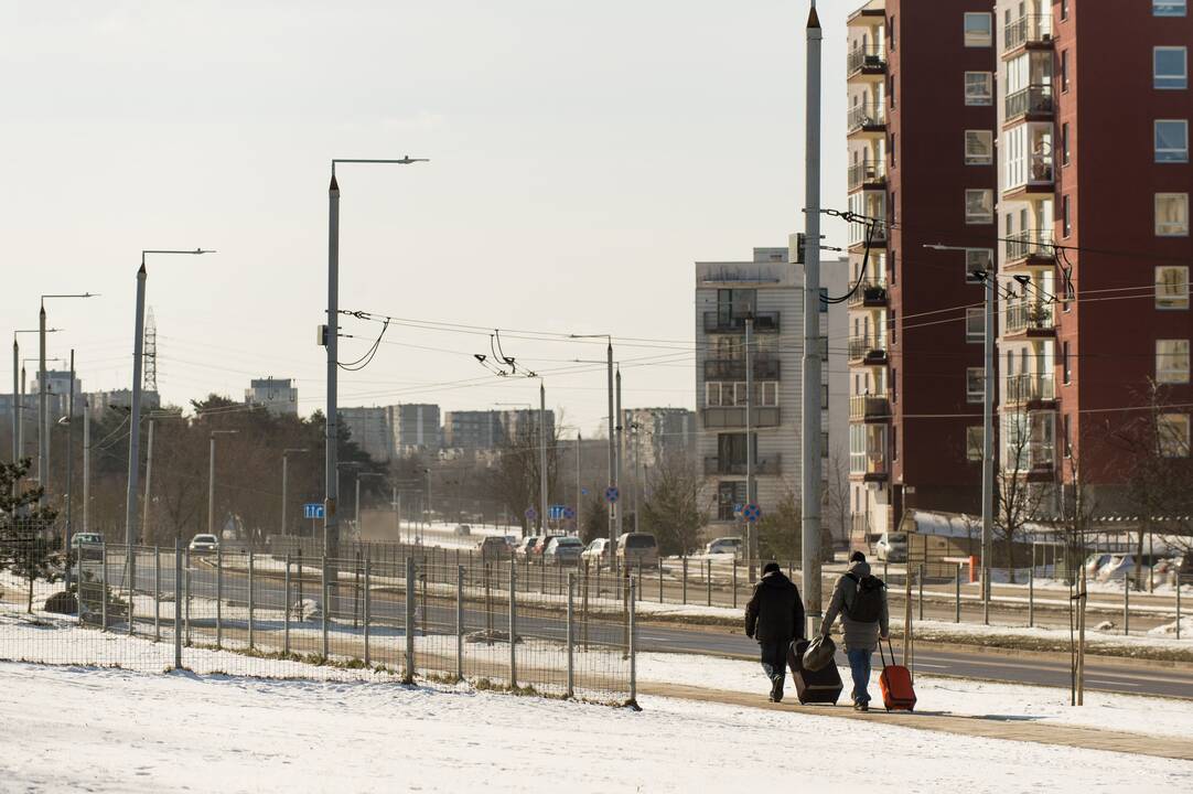 Evakuotas sostinės daugiabutis