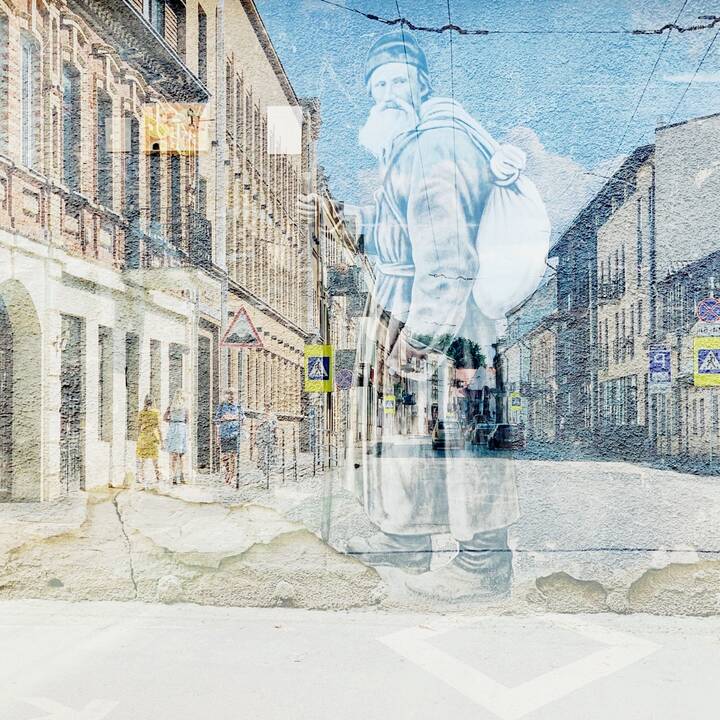 Improvizacija: lomografijos darbus, labiau primenančius tapybą, O. Aleksejevas vadina fotodžiazu.