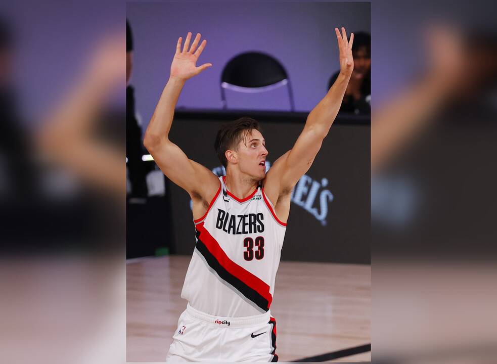 „Blazers“ dėl traumos likusiam sezonui neteko Z. Collinso