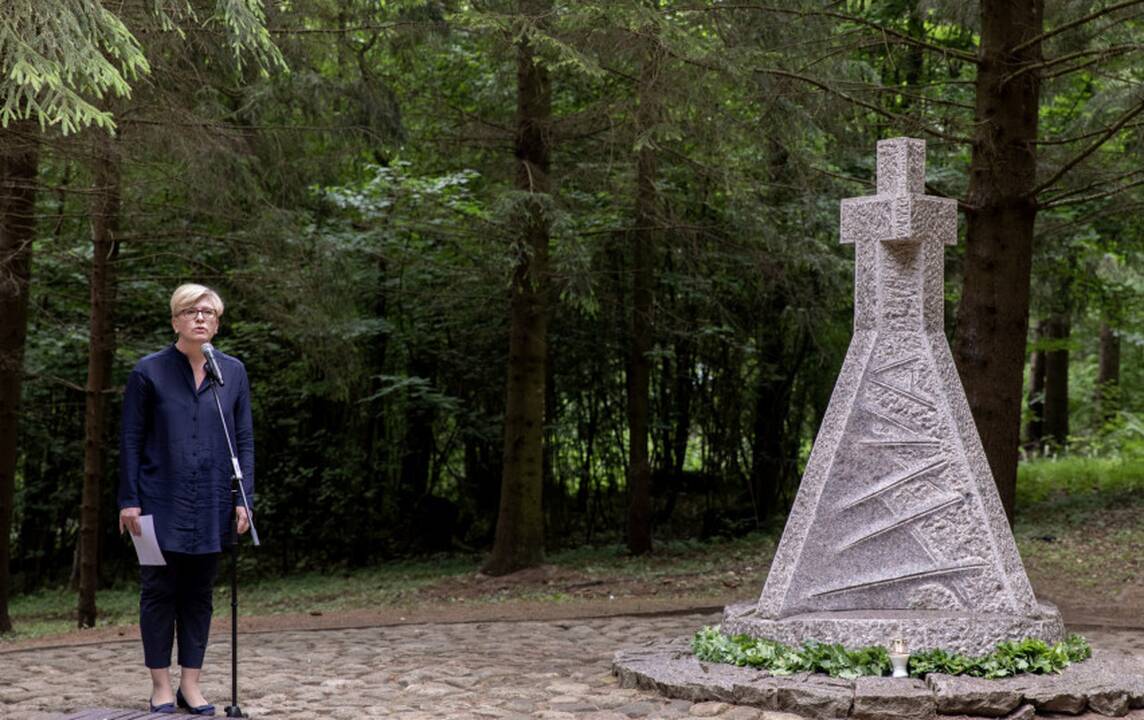 I. Šimonytė: Rainių tragedija primena, kad už laisvę turime kovoti kasdien