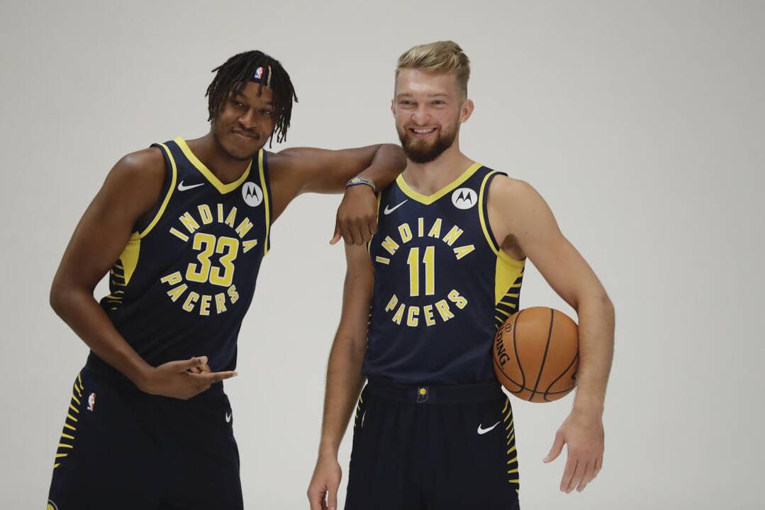 Mylesas Turneris ir Domantas Sabonis 
