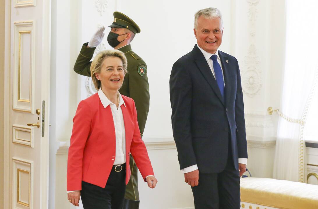 U. von der Leyen ir G. Nausėdos susitikimas