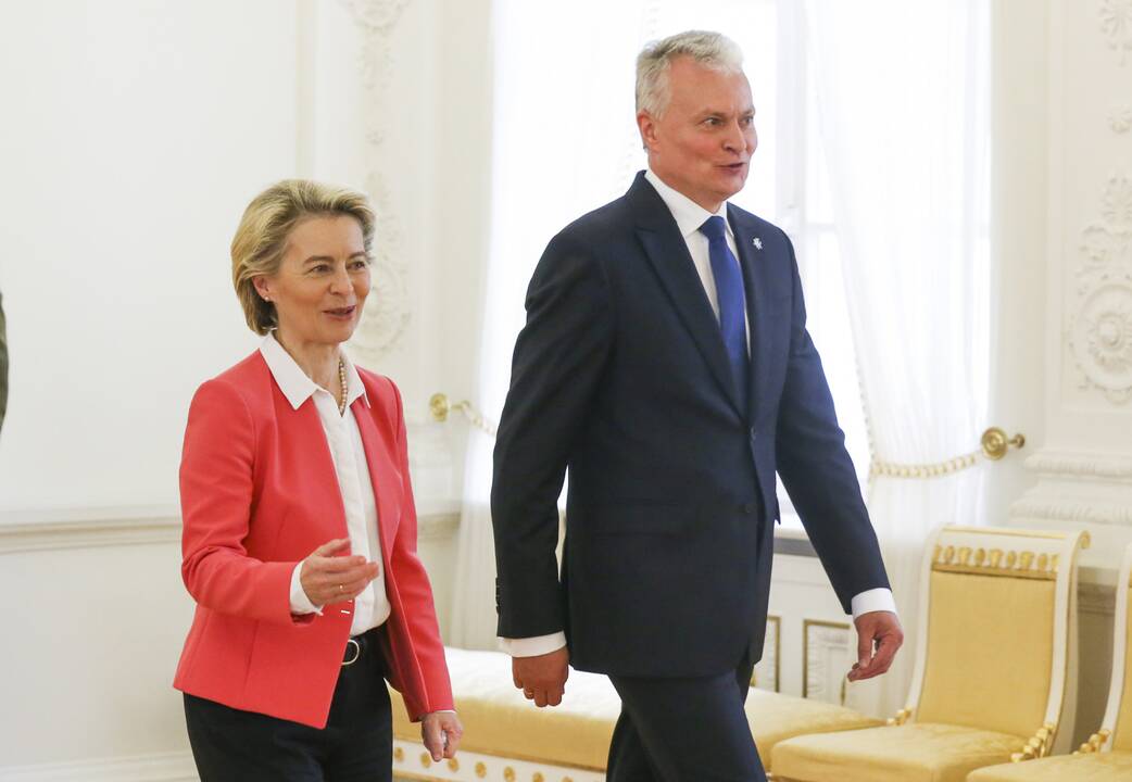 U. von der Leyen ir G. Nausėdos susitikimas