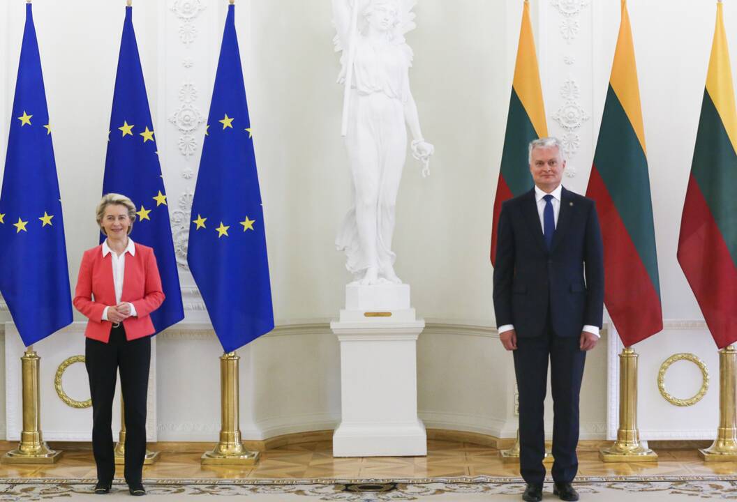 U. von der Leyen ir G. Nausėdos susitikimas