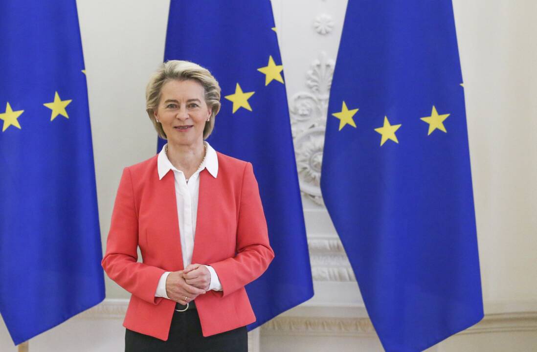 U. von der Leyen ir G. Nausėdos susitikimas
