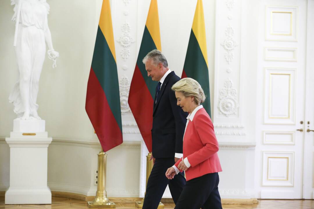 U. von der Leyen ir G. Nausėdos susitikimas