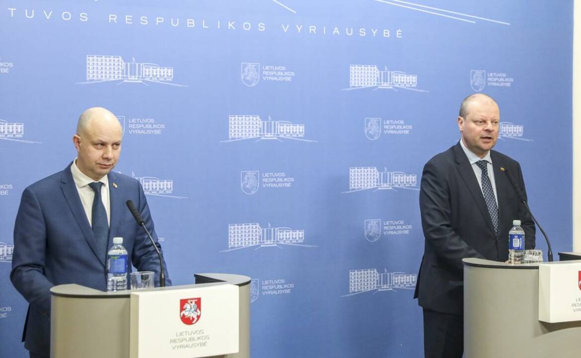 Aurelijus Veryga ir Saulius Skvernelis