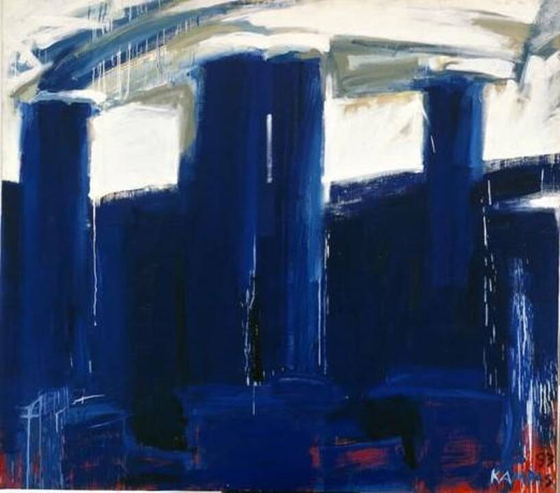 Rimvydas Jankausas-Kampas. Apleista sinagoga, 1993