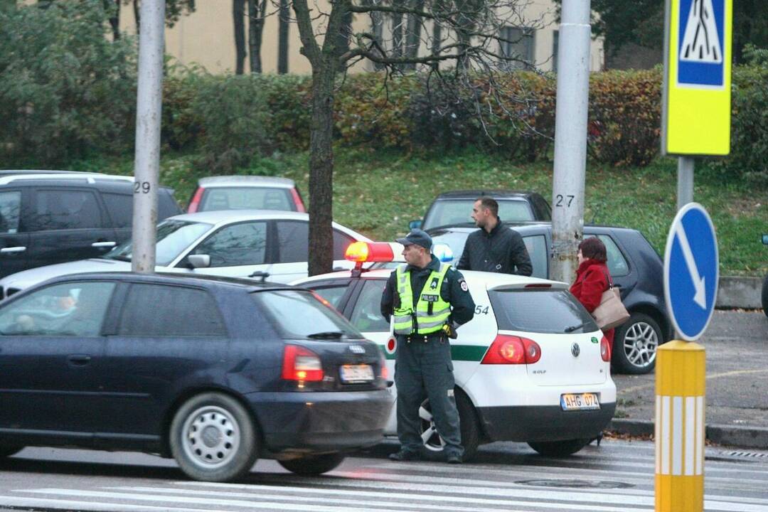Prie Kauno technikos kolegijos partrenktas pėsčiasis