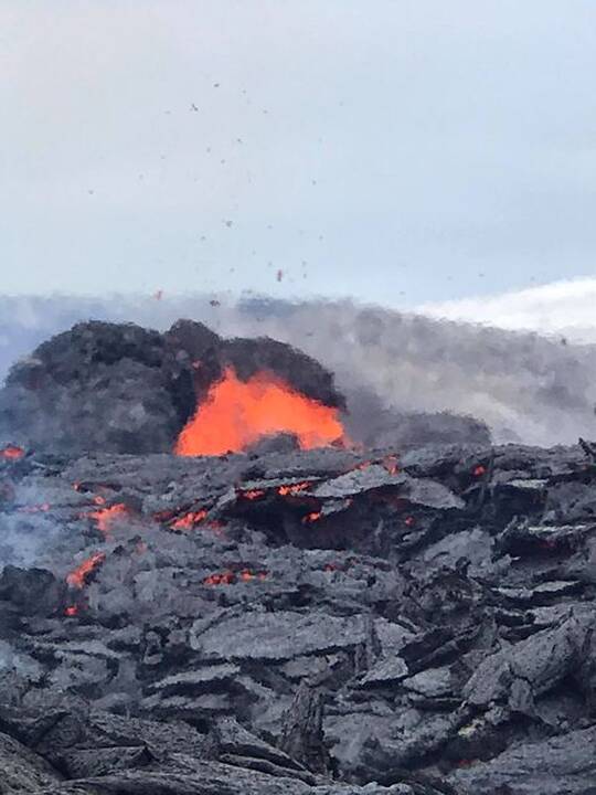 Lietuvis iš arti stebi prabudusį Islandijos ugnikalnį