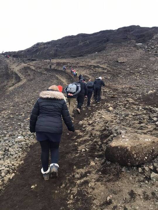Lietuvis iš arti stebi prabudusį Islandijos ugnikalnį