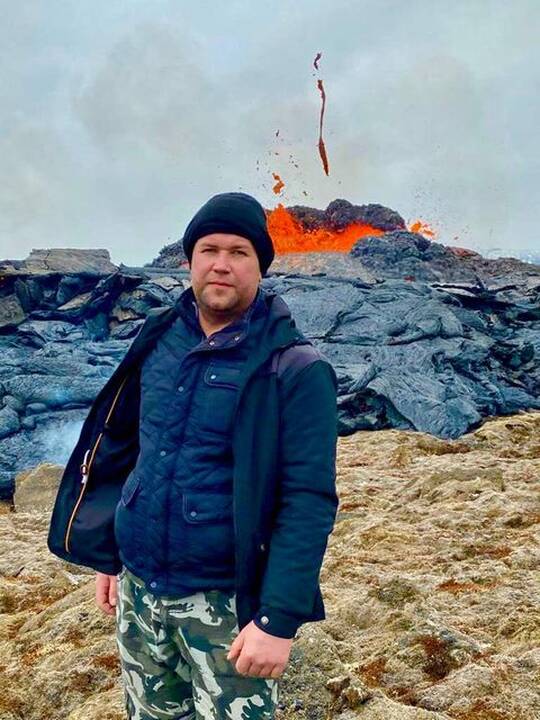 Lietuvis iš arti stebi prabudusį Islandijos ugnikalnį