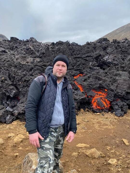 Lietuvis iš arti stebi prabudusį Islandijos ugnikalnį