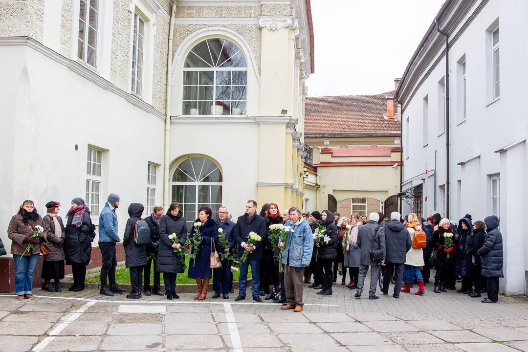 Atsisveikinimas su E. Nekrošiumi „Meno Forto“ salėje