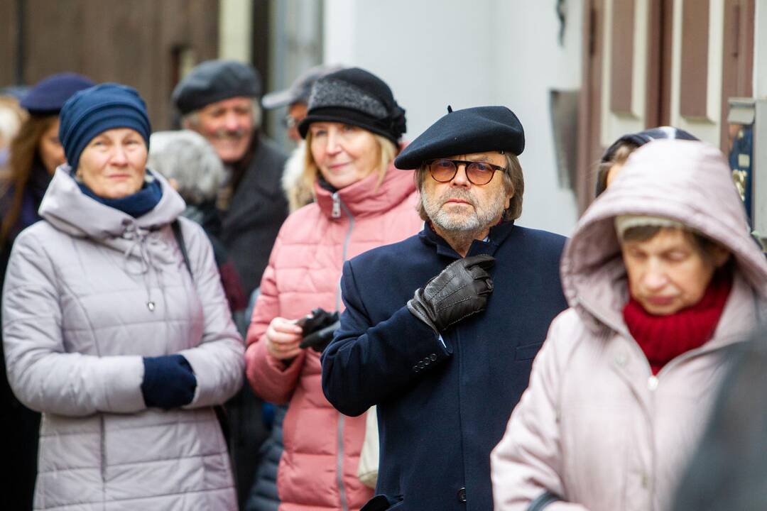 Atsisveikinimas su E. Nekrošiumi „Meno Forto“ salėje