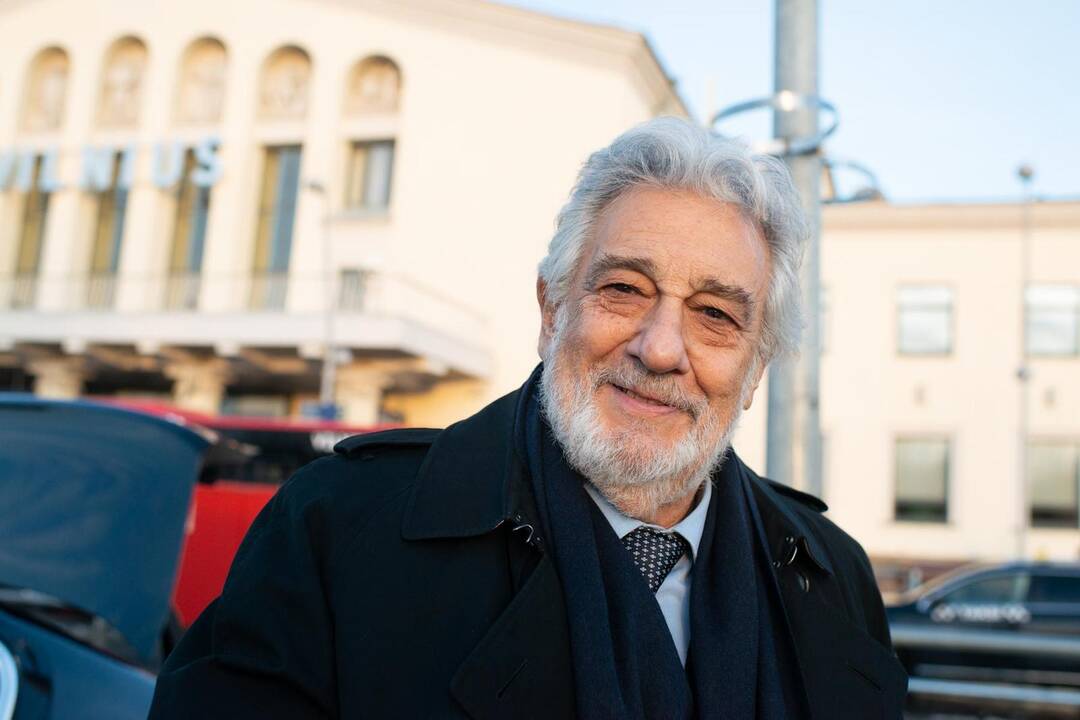 Operos karalius P. Domingo atvyko į Lietuvą