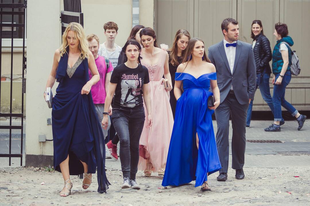 Švč. Mergelės Marijos Ramintojos bažnyčioje susituokė modelis J. Kazlauskytė