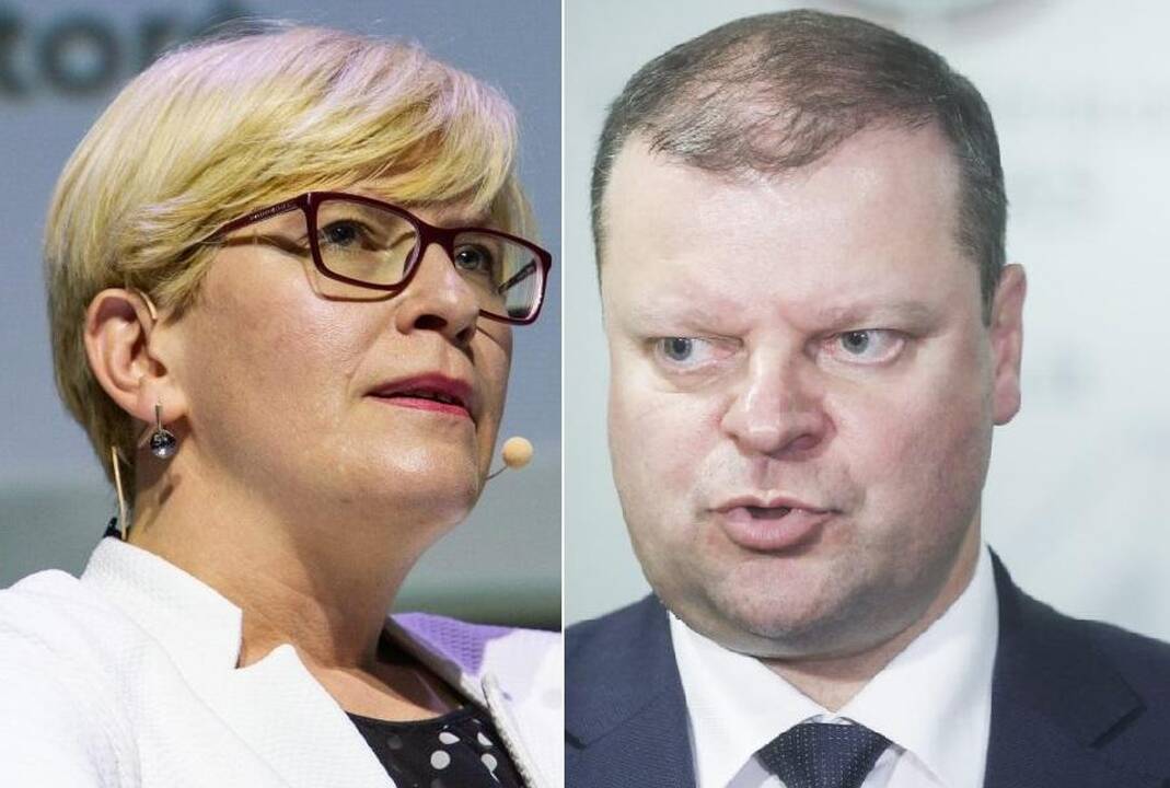 Ingrida Šimonytė ir Saulius Skvernelis