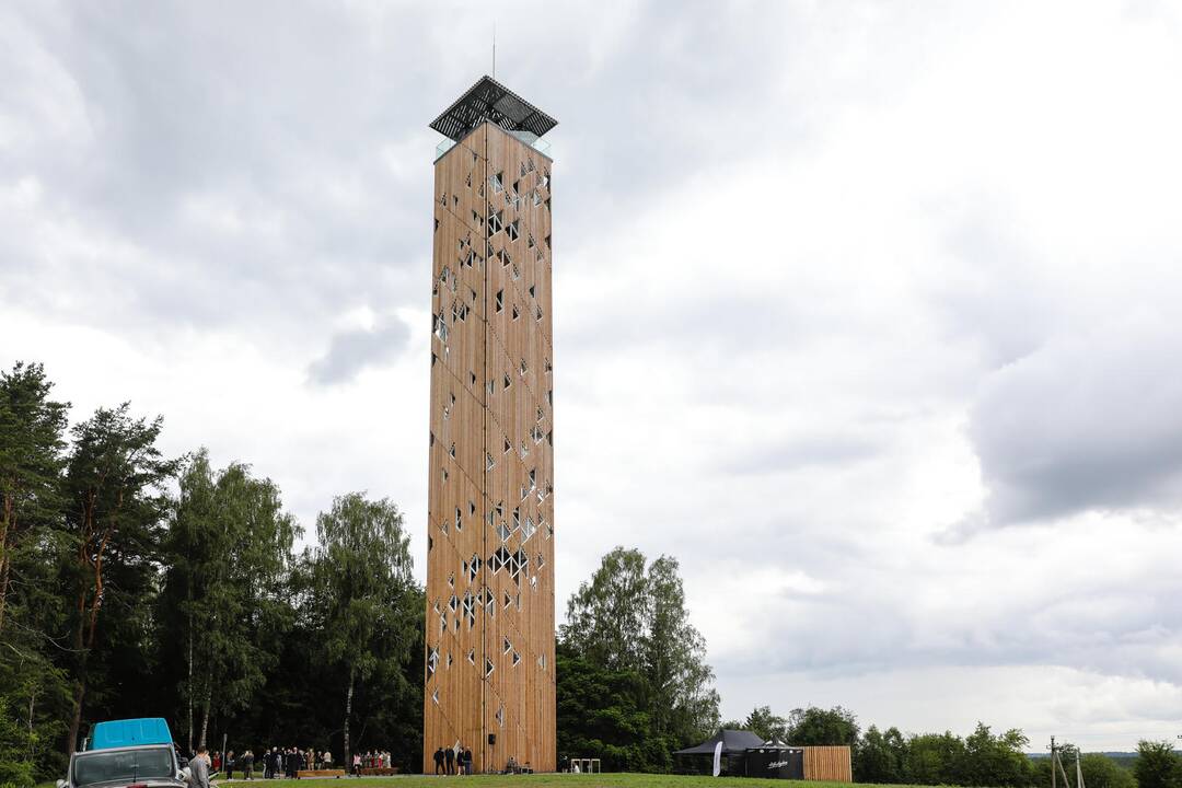 Birštono apžvalgos bokšto atidarymas