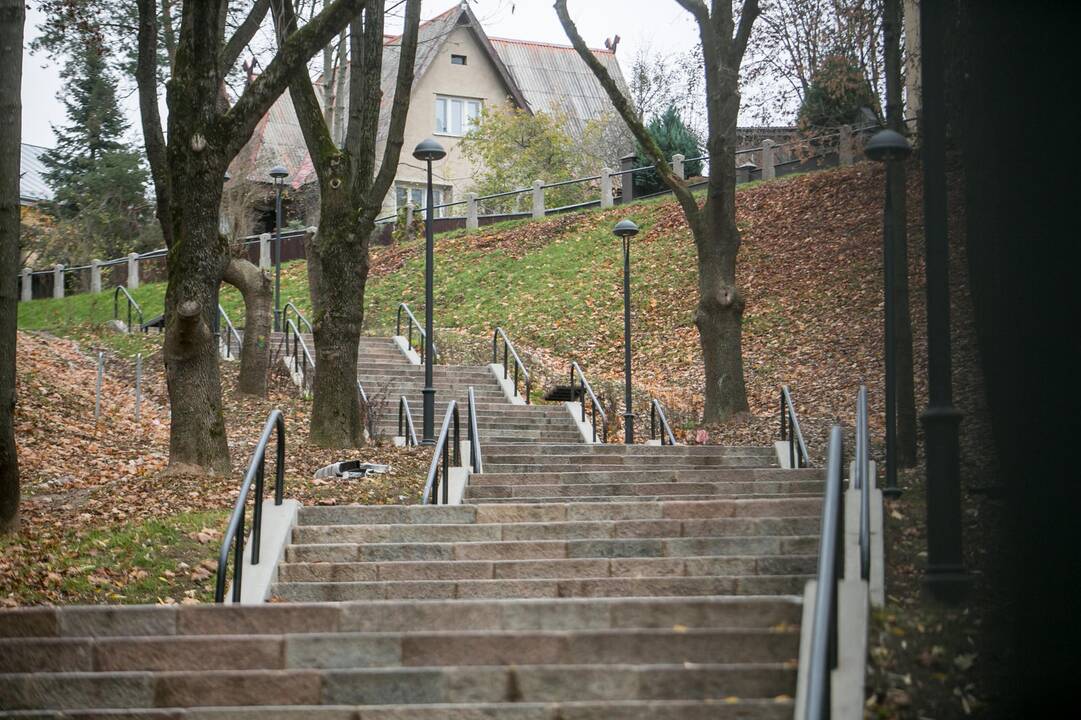 Atgimė legendiniai Kauko laiptai