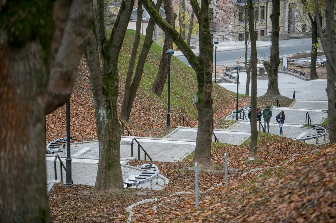 Atgimė legendiniai Kauko laiptai