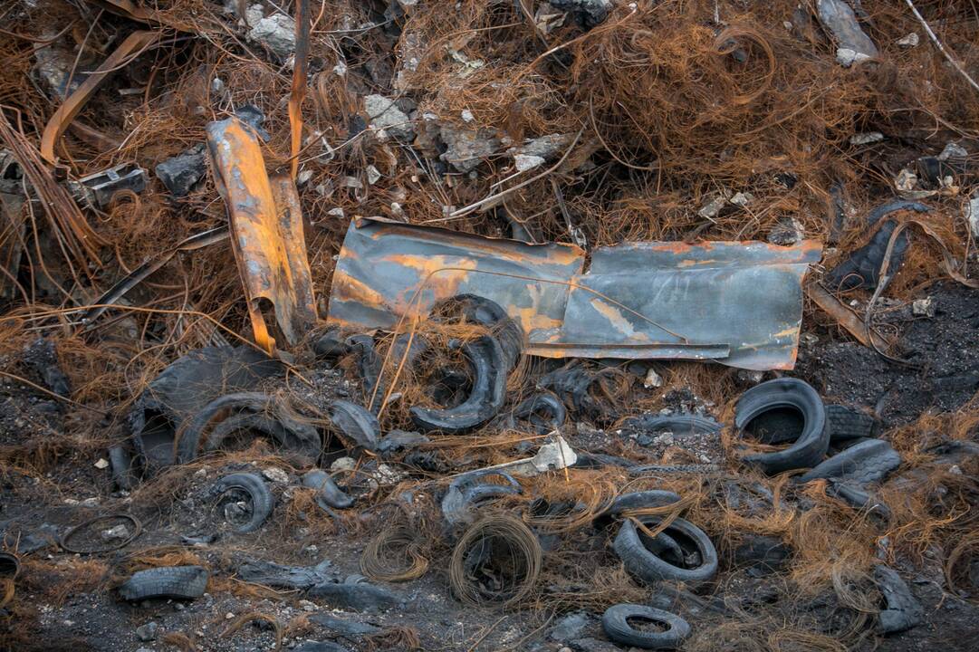 Gaisro nuniokota „Ekologistika“ praėjus dviem mėnesiams po nelaimės