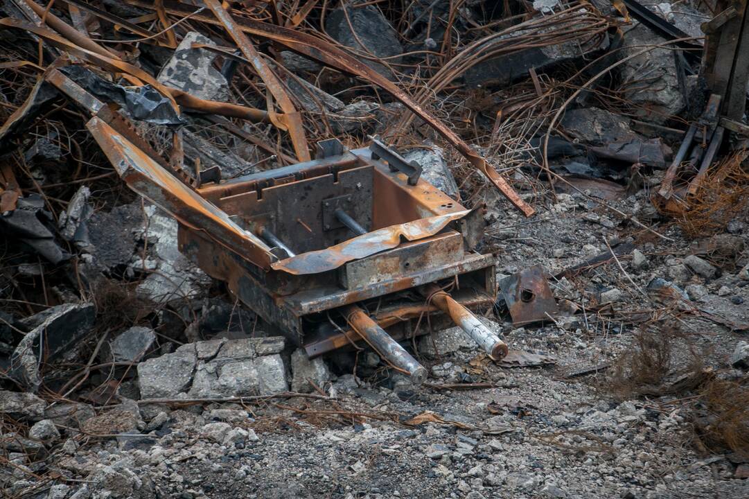 Gaisro nuniokota „Ekologistika“ praėjus dviem mėnesiams po nelaimės