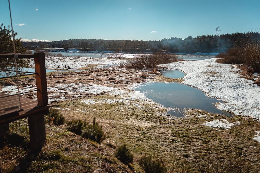 Fotoreportažas iš Radikių: ar gyventojai ruošiasi potvyniui?