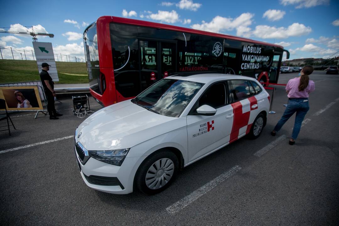 Kaune pradeda veikti mobilus vakcinavimo punktas