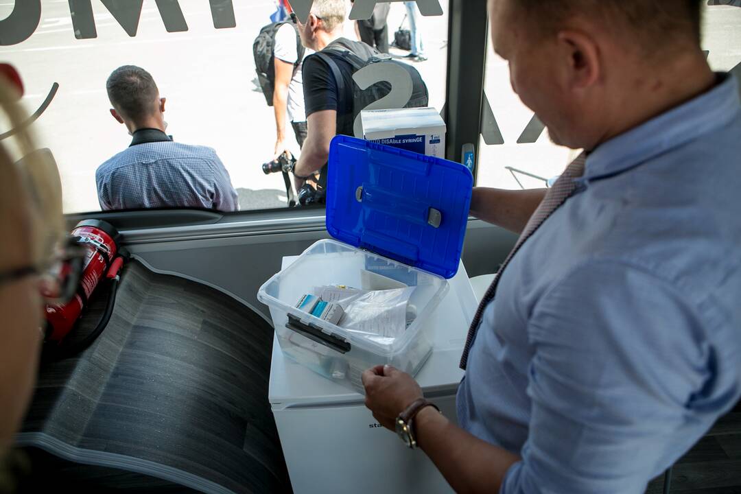 Kaune pradeda veikti mobilus vakcinavimo punktas