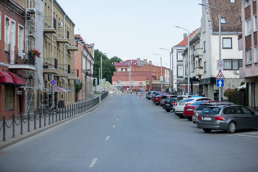 Senamiestyje – vėl nauja eismo tvarka