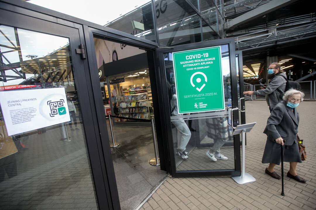 Kauno prekybos centruose tikrinami galimybių pasai