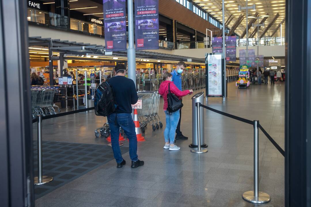 Kauno prekybos centruose tikrinami galimybių pasai