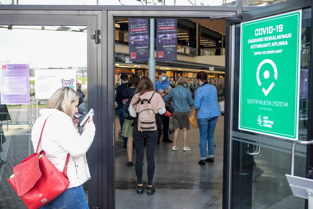 Kauno prekybos centruose tikrinami galimybių pasai